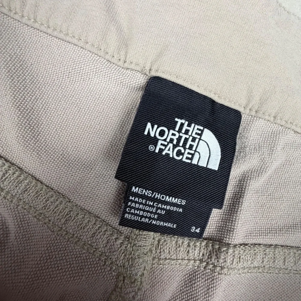 The North Face Paramount‎ Peak II Shorts Mens 34 Tan Khaki Hiking Cargo Outdoor